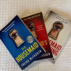 THE HOUSEMAID by Freda Mcfadden 
All 3 books in series ! Perfect condition